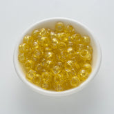 BD00083-01-biscotti-yellow-barrel-sparkle-pony-beads-6×9mm